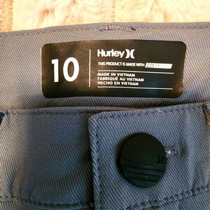 Boys Hurley Shorts H2O-DRI size 10 Gray